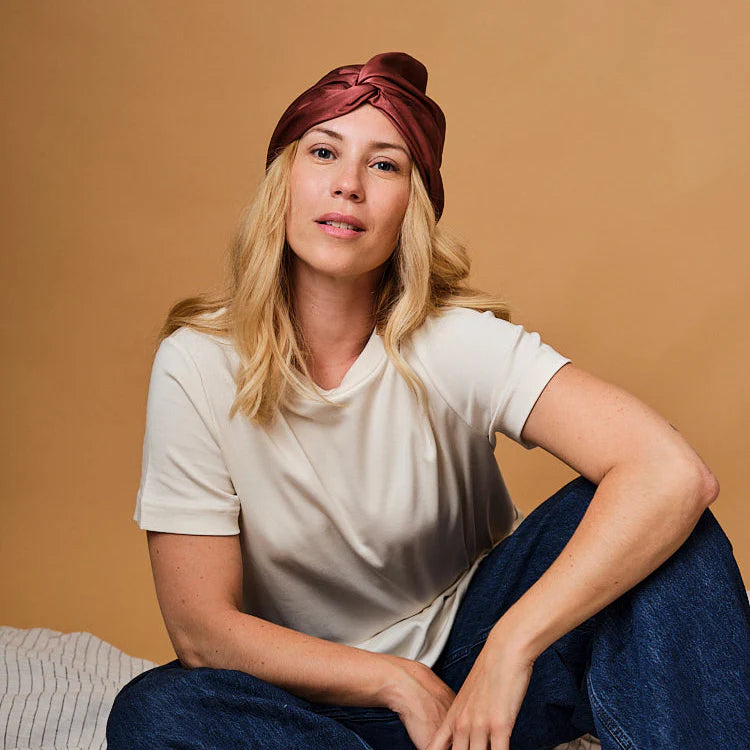 Organic Pure Mulberry Silk Turban