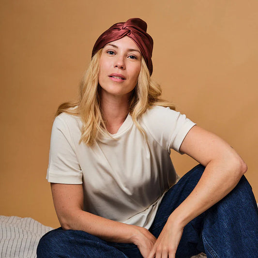 Organic Pure Mulberry Silk Turban